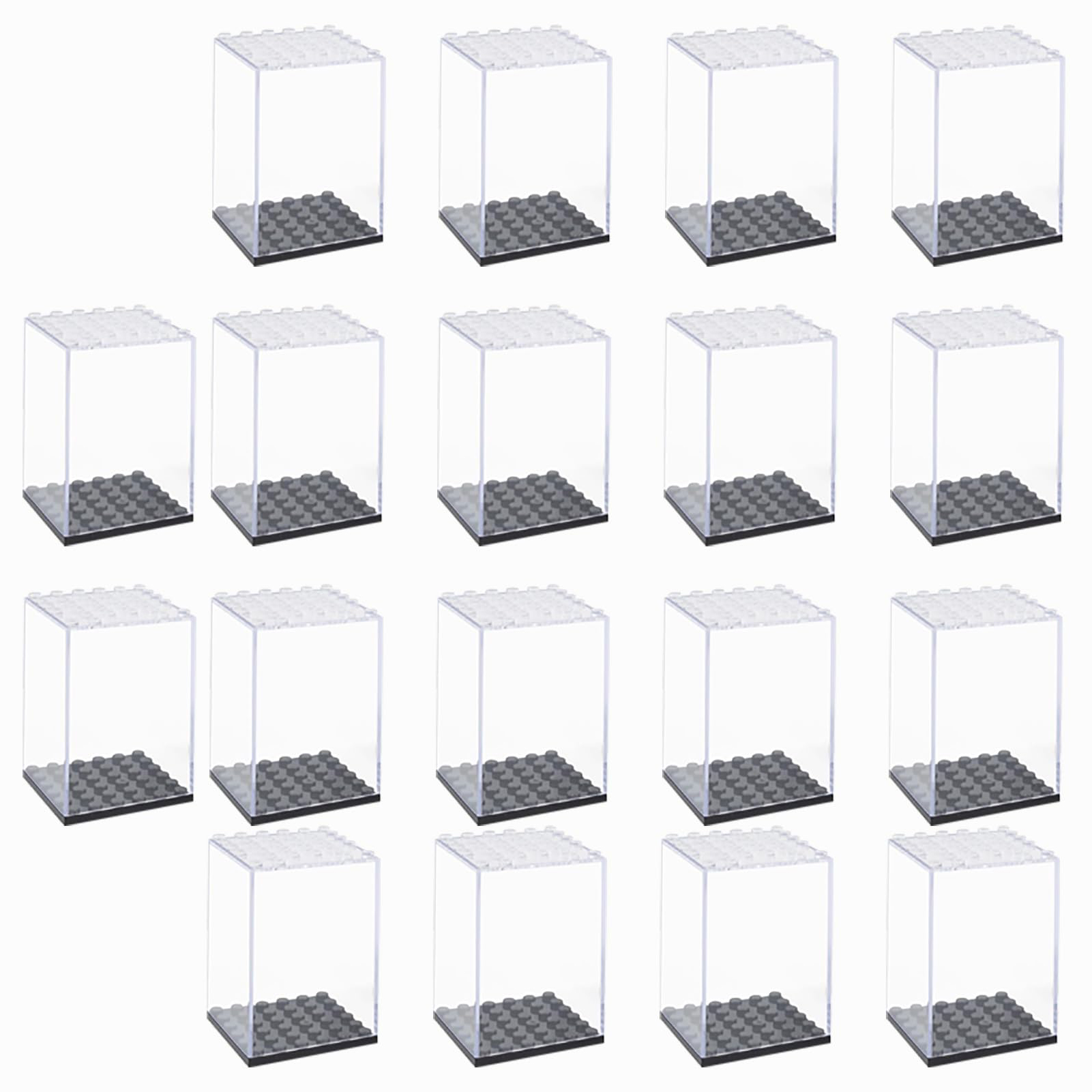 Lego Minifigure Holder - Scatola espositiva in acrilico per minifigure