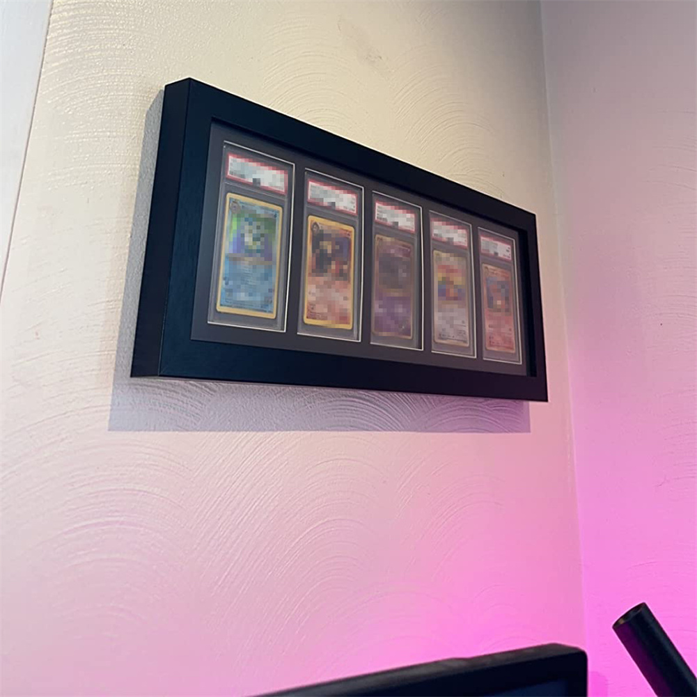 Graded Card Display - 3-9 griglie in legno classificato per
